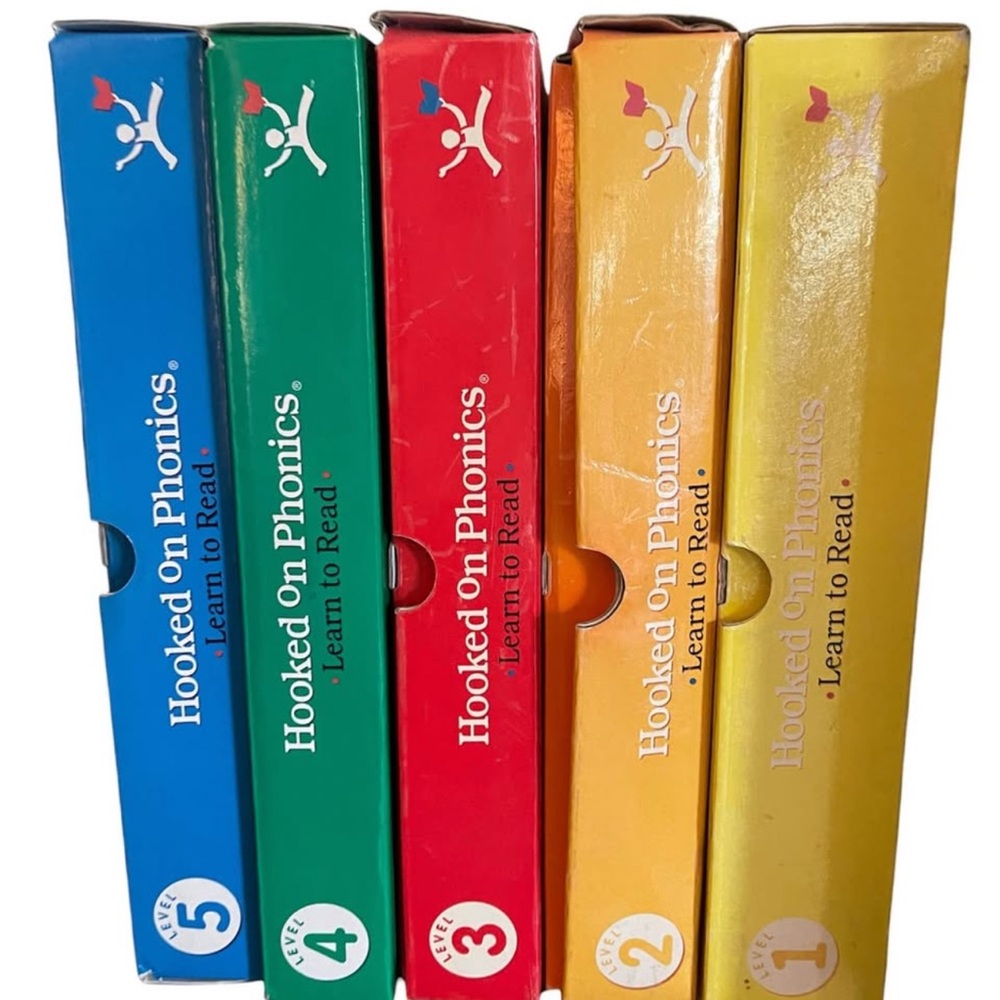 Hooked on Phonics Learn to Read Set - Multicolor Sets 1-5